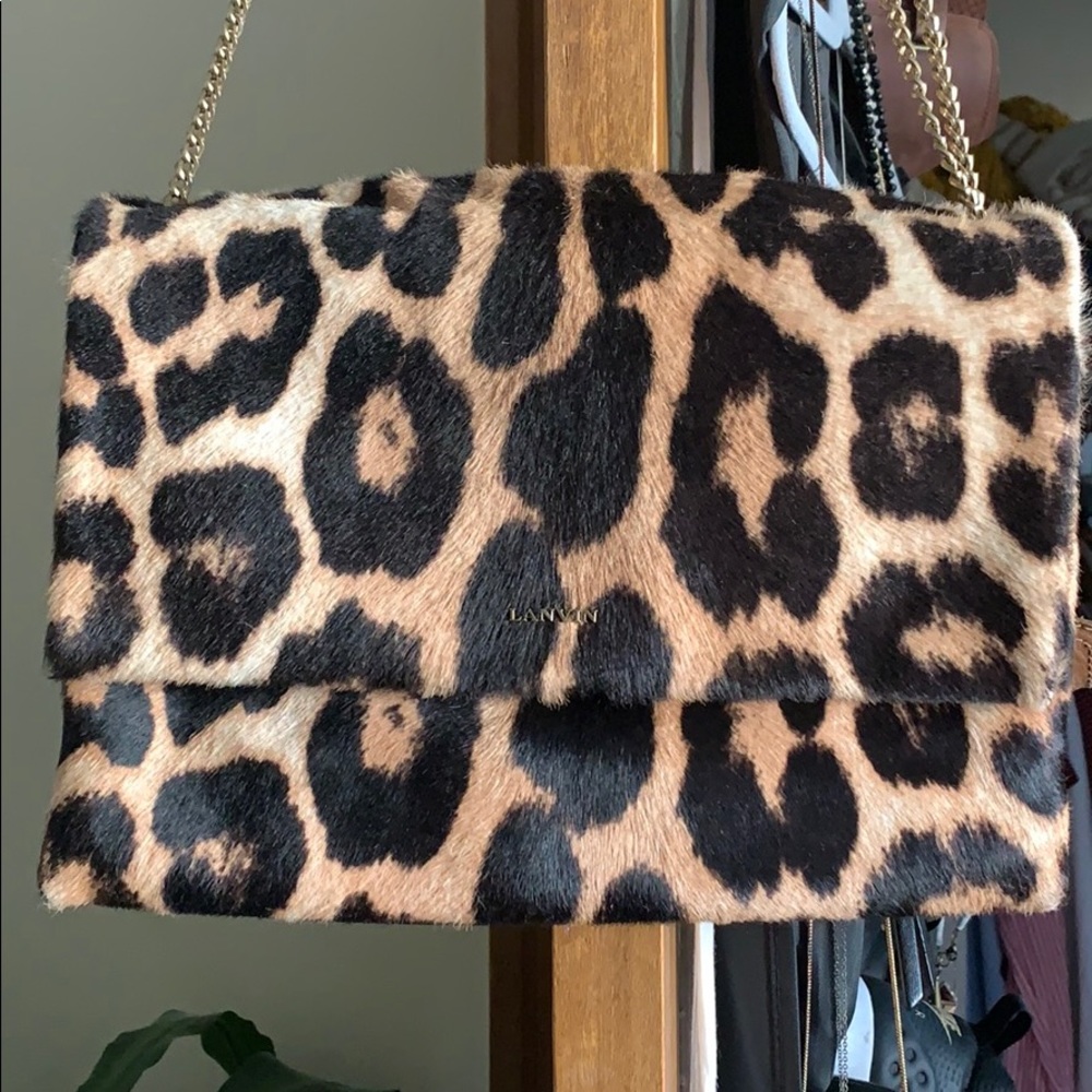 LANVIN LEOPARD BAG